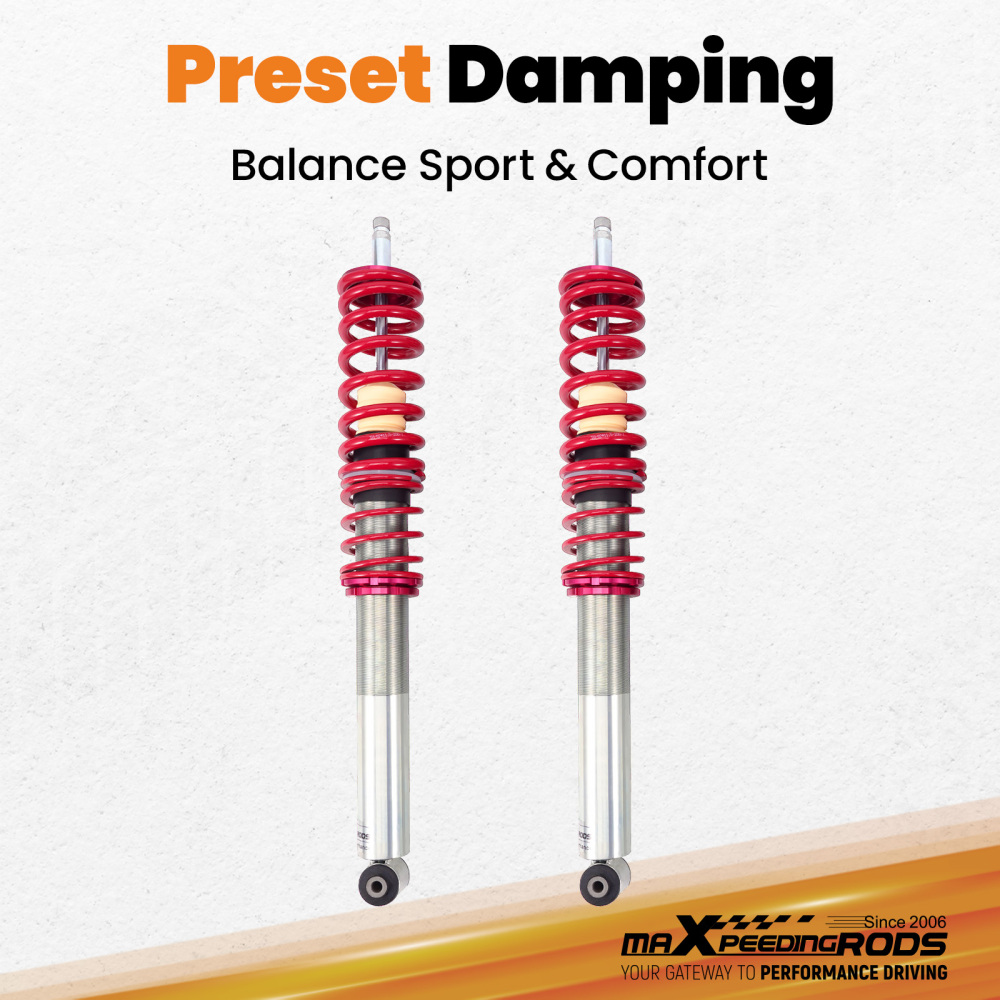 Rear Coilovers compatible for Volkswagen Golf MK2 MK3 III compatible for VW 1985-2000 Vento Jetta