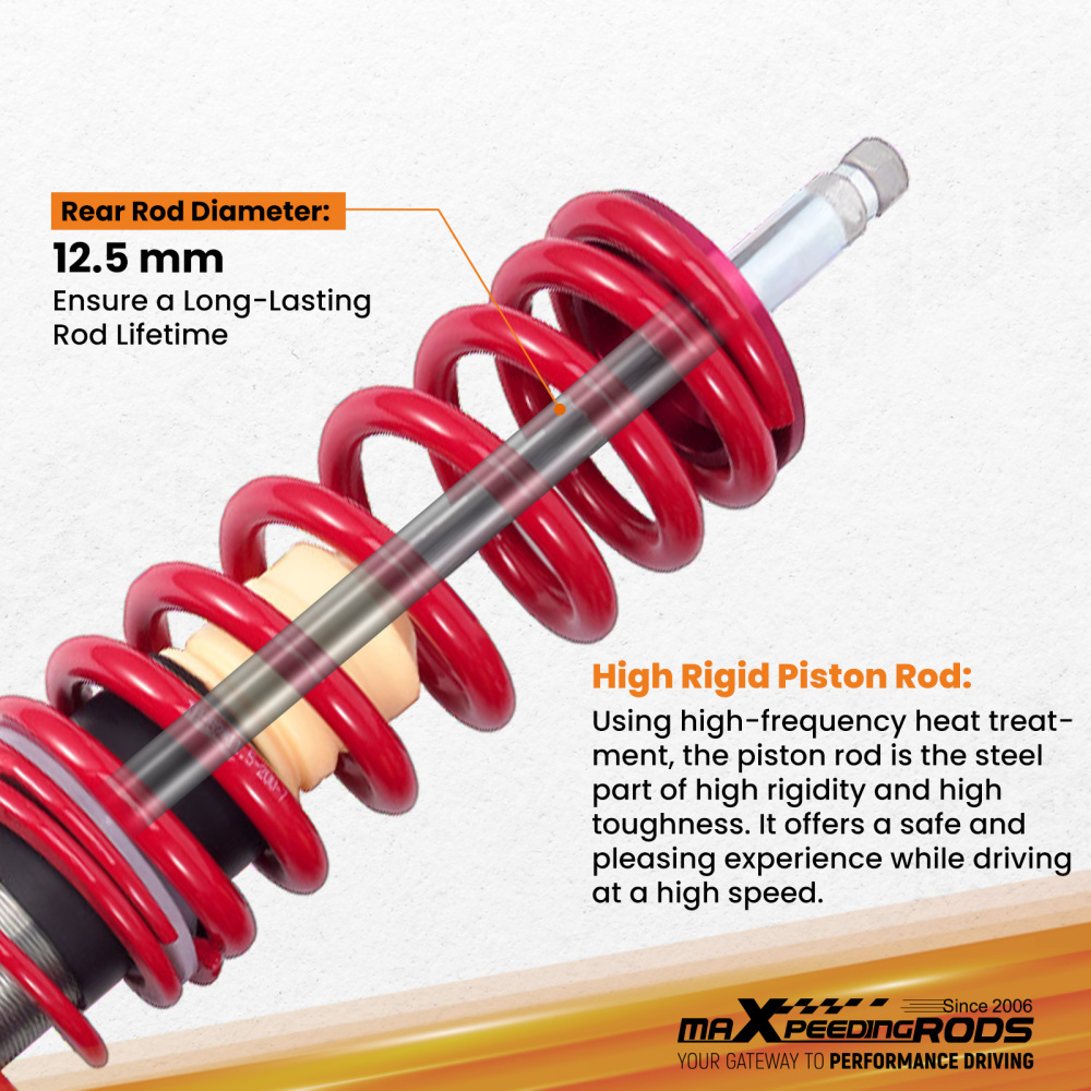 Rear Coilovers compatible for Volkswagen Golf MK2 MK3 III compatible for VW 1985-2000 Vento Jetta