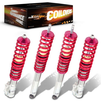 Compatible for Volkswagen VW Golf MK2 MK3 16V JETTA Suspension Steet 1984-2002 Coilovers Lowering Kit