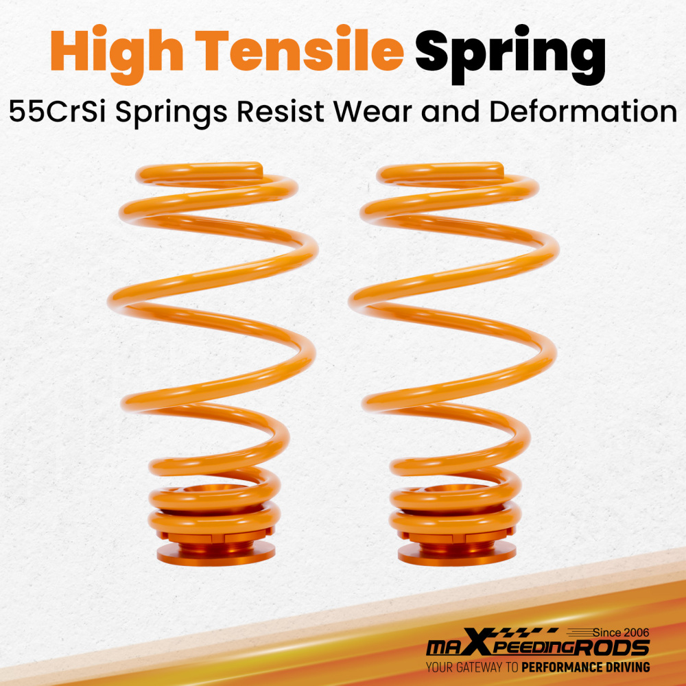 Coilovers compatible for VW Volkswagen Golf Mk5 Mk6 Adjustable Suspension Coilover Struts