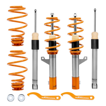 Ammortizzatori Sospensione Assetto Regolabil compatibile per VW MK5 MK6 RABBIT/JETTA/GTI/R32 2003-2012 Lowering Kit