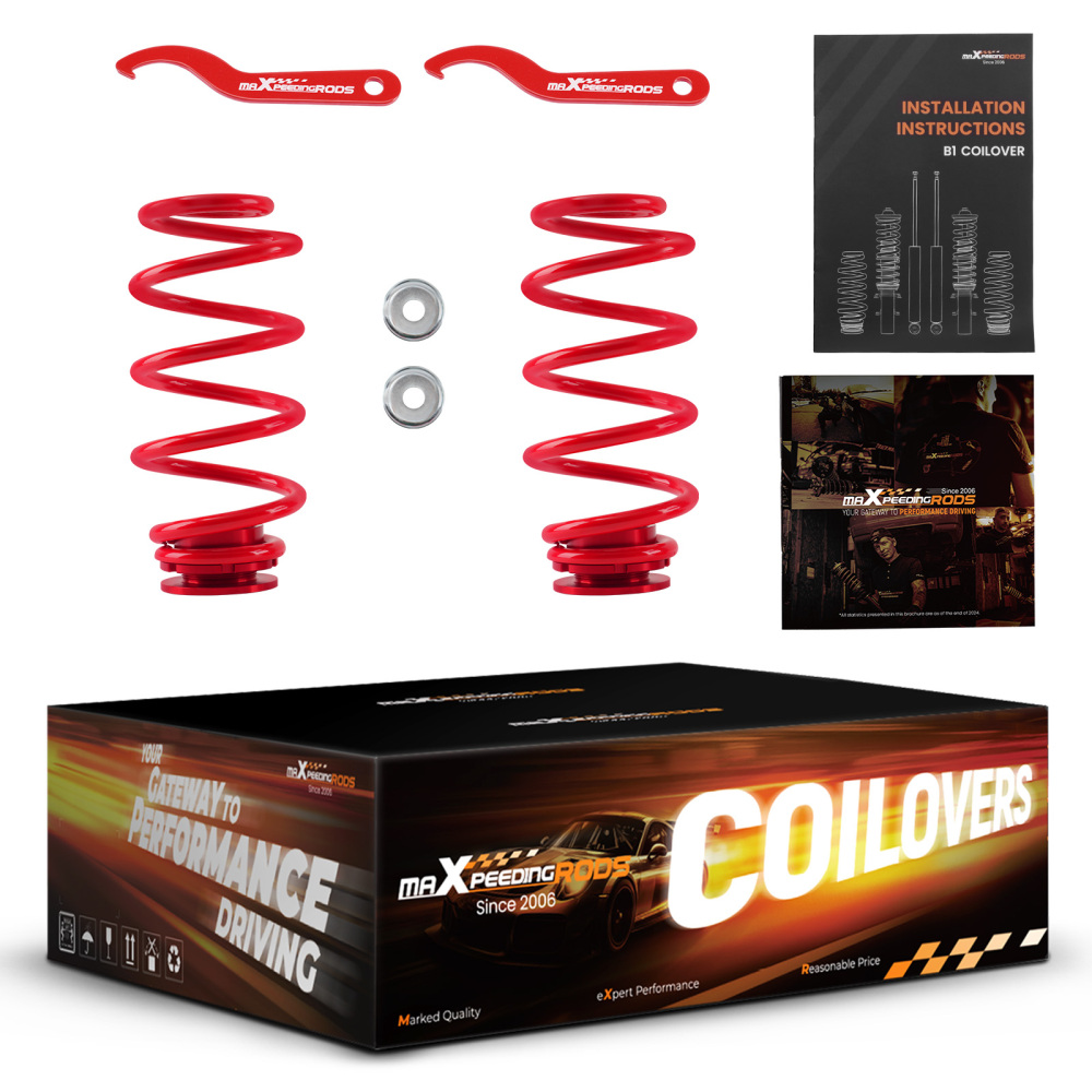 Ammortizzatori Assetto a Ghiera Regolabile compatibile per VW Golf 5 V MK5 2003-08 Coilover