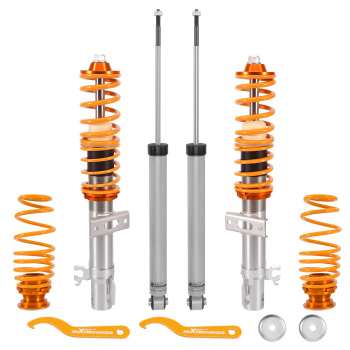 Kit Suspension Amortisseurs compatible pour VW UP 121 123 BL 1.0 TSI compatible pour Seat Mii KE1, KF1 1.0