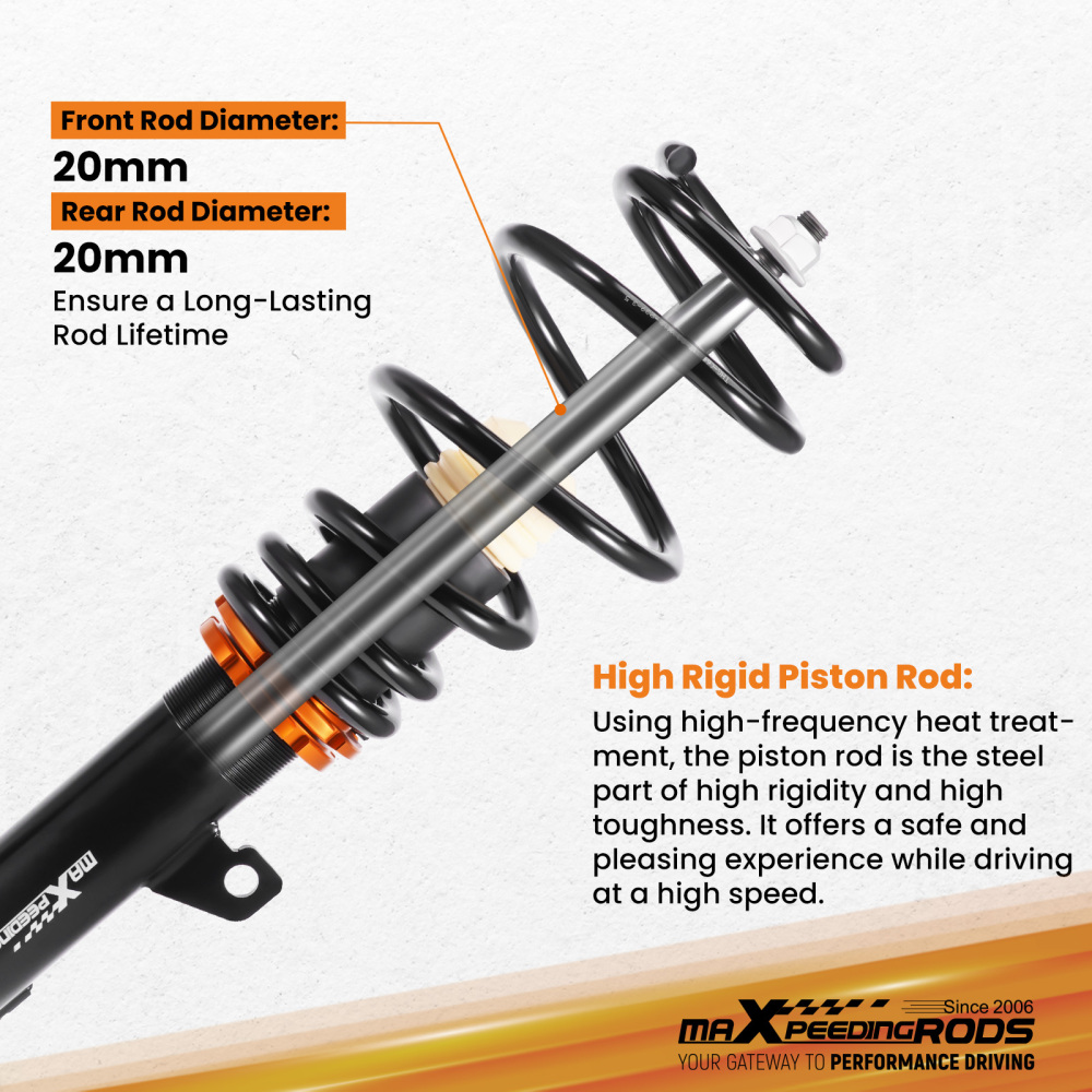 Lowering Suspension Coilovers compatible for Vauxhall Opel Astra H Mk5 2004-2010 1.9 2.0