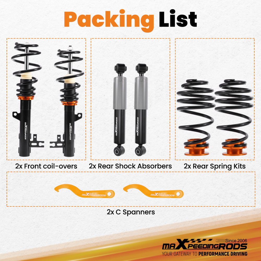 Lowering Suspension Coilovers compatible for Vauxhall Opel Astra H Mk5 2004-2010 1.9 2.0