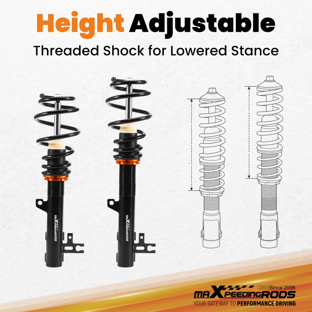 Lowering Suspension Coilovers compatible for Vauxhall Opel Astra H Mk5 2004-2010 1.9 2.0