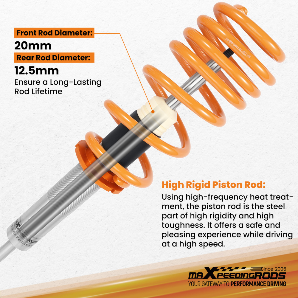 Adjustable Lowering Suspension Coilovers Kit compatible for VW Passat 3B 3BG Coilovers