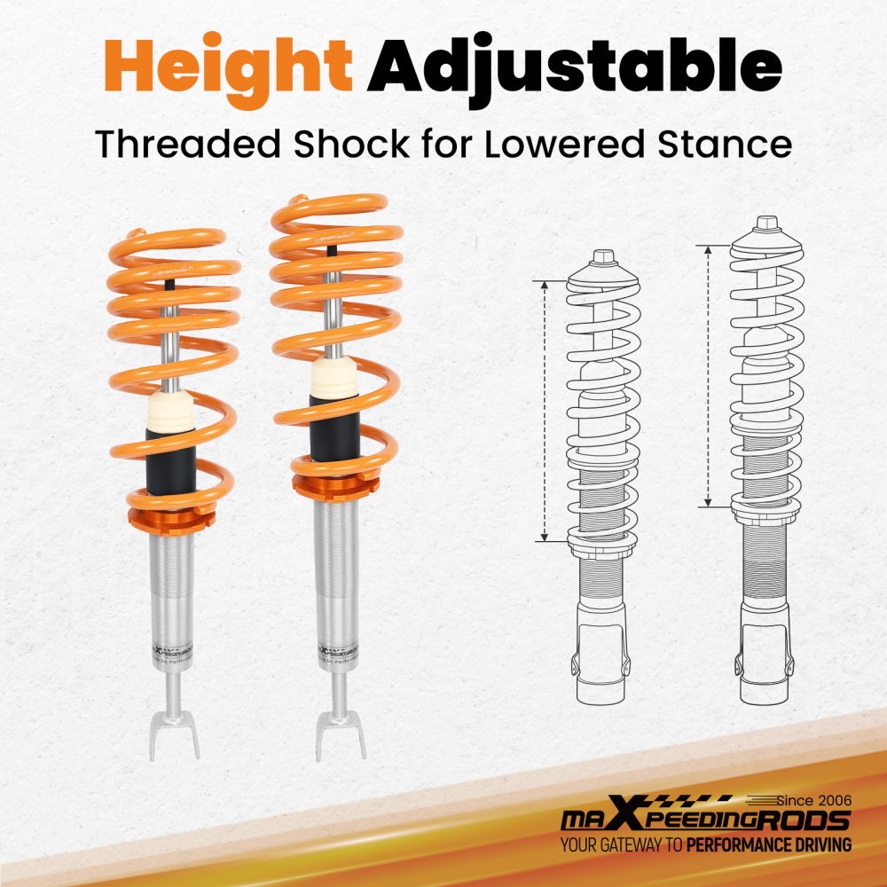 Adjustable Lowering Suspension Coilovers Kit compatible for VW Passat 3B 3BG Coilovers