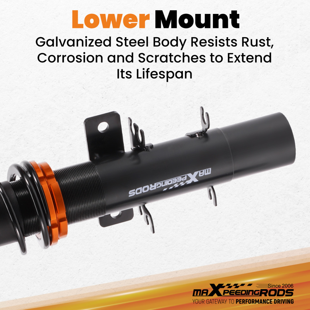 maXpeedingrods Coilovers compatible for VW Polo MK5 6R/6C compatible for Audi A1 8X compatible for Seat MK4 6J