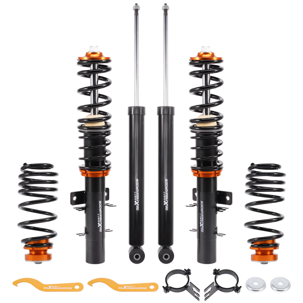 maXpeedingrods Coilovers compatible for VW Polo MK5 6R/6C compatible for Audi A1 8X compatible for Seat MK4 6J