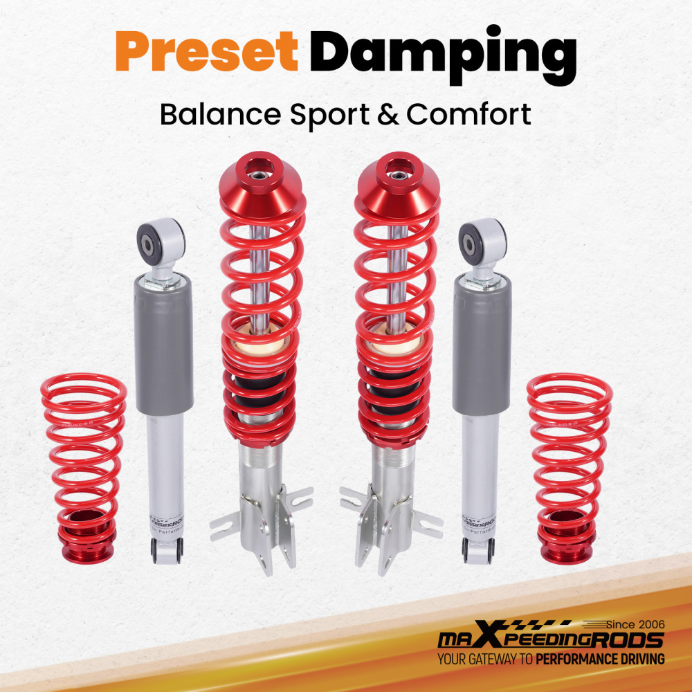Coilovers Suspension Kit compatible for Fiat Punto 188 1999-2012 1.9 JTD 1.3