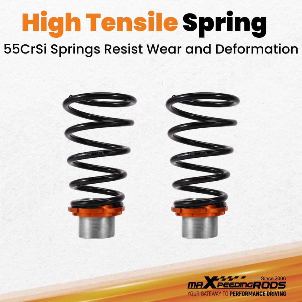 Adjustable Coilover Kit compatible for Fiat Grande Punto 199 2005-2018 Lowering Suspension