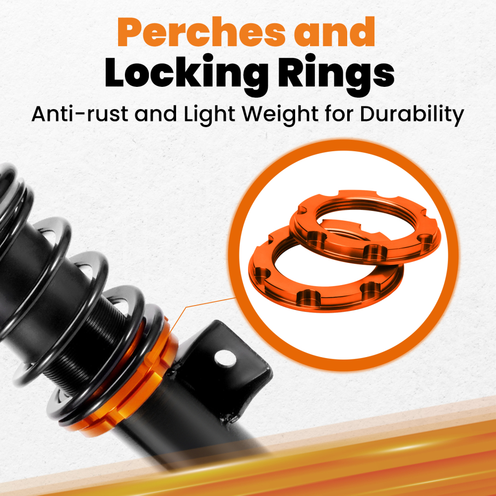 Adjustable Coilover Kit compatible for Fiat Grande Punto 199 2005-2018 Lowering Suspension