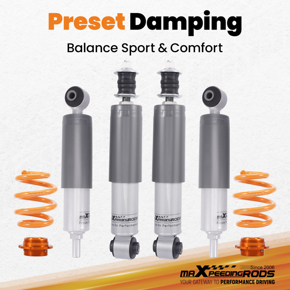 Coilover Kit Shock Absorber compatible for VW Transporter IV T4 Bus 70XB 70XC 7DB 7DW 90-03