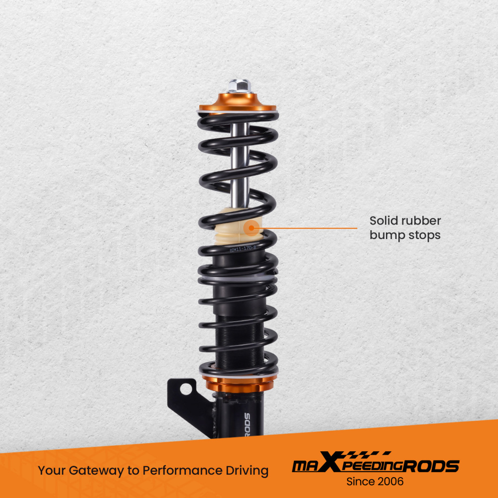 assetto Coilover filettato compatibile per Audi TT 8N Coupe 1.8T Quattro / 3.2 Quattro 98-06