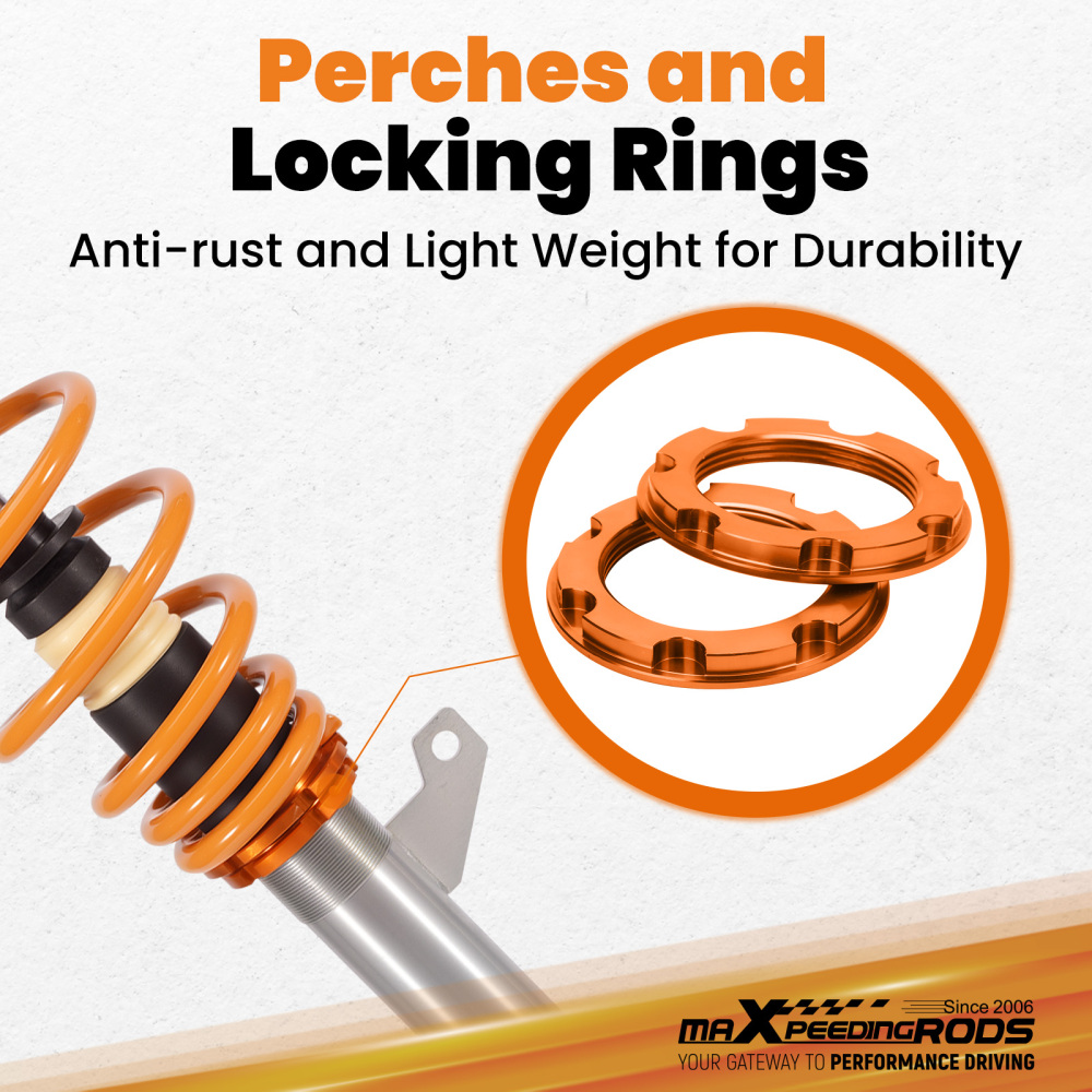 Street Coilovers compatible for VW Caddy Van Mk3 Mk42003-2020 2K 1.2 1.4 1.6 TDi Springs