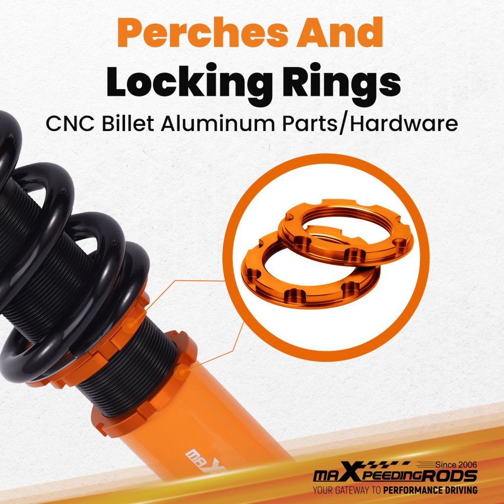 for 93-98 compatible for Lincoln Mark VIII Front Air to Struts Coilovers Conversion Kits