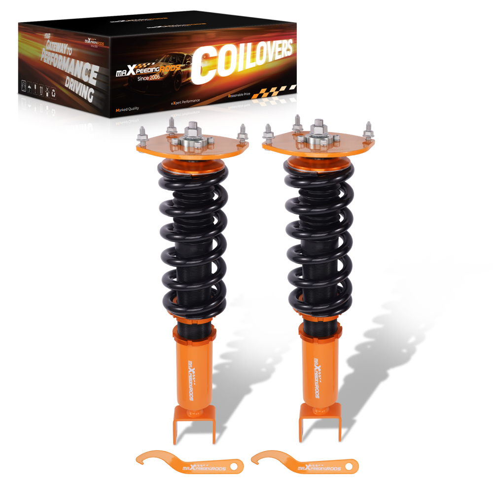for 93-98 compatible for Lincoln Mark VIII Front Air to Struts Coilovers Conversion Kits