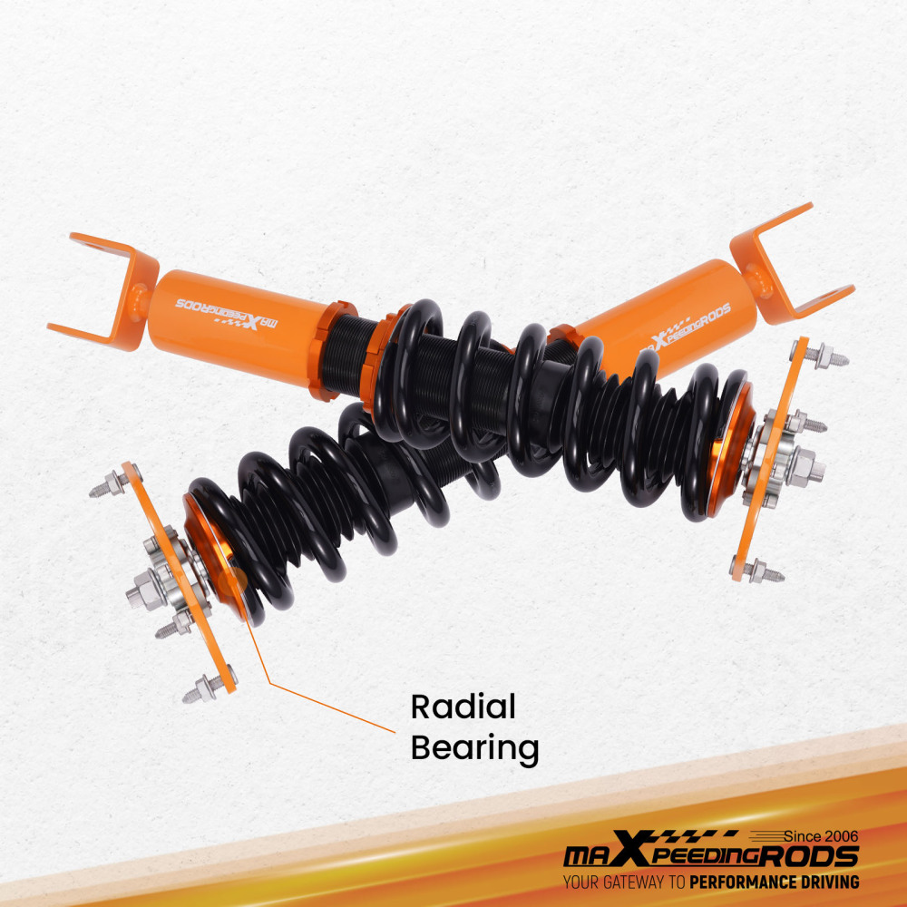 for 93-98 compatible for Lincoln Mark VIII Front Air to Struts Coilovers Conversion Kits