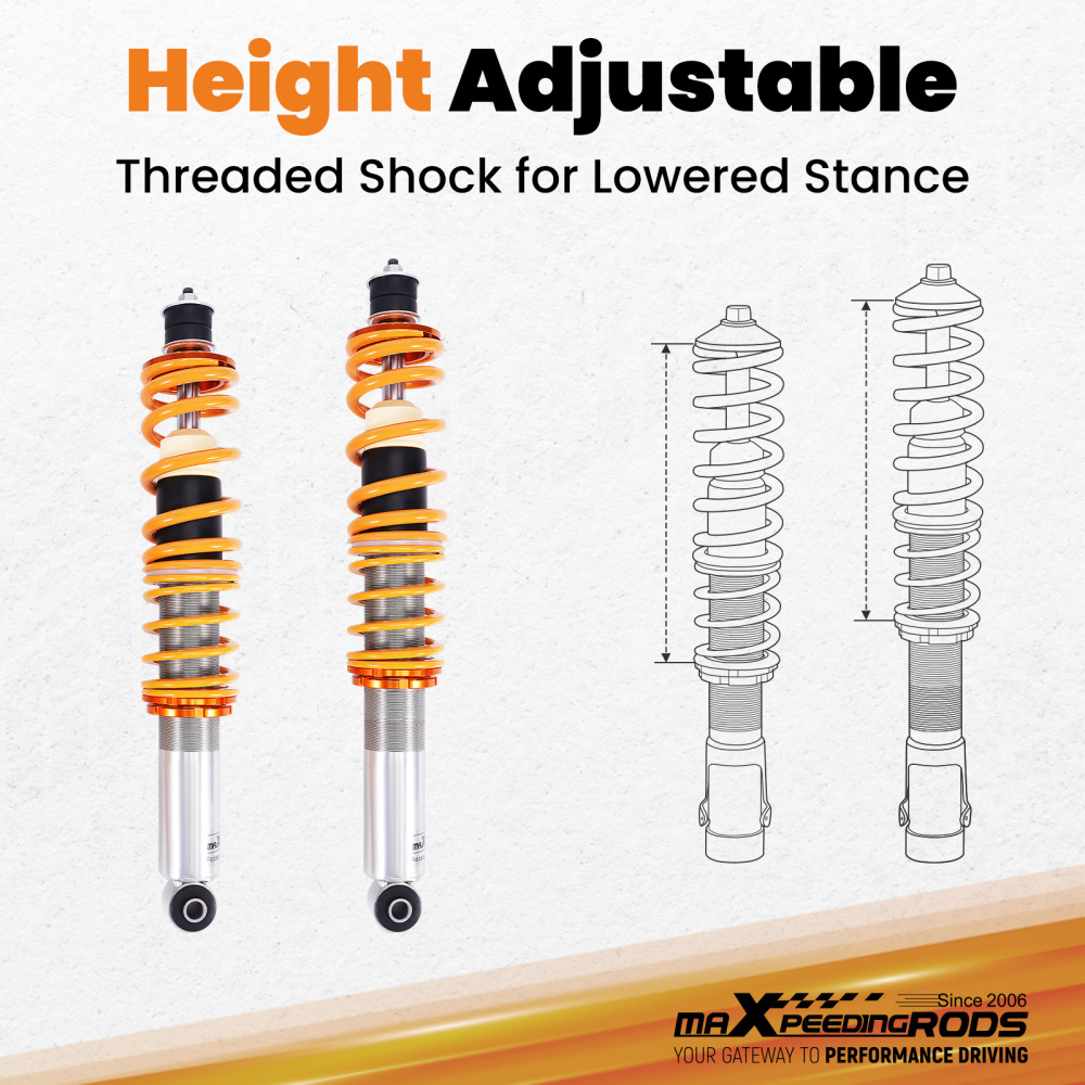 Air to Shocks & Coil Spring Conversion Kit compatible for Lincoln Navigator 4WD 1998-2002