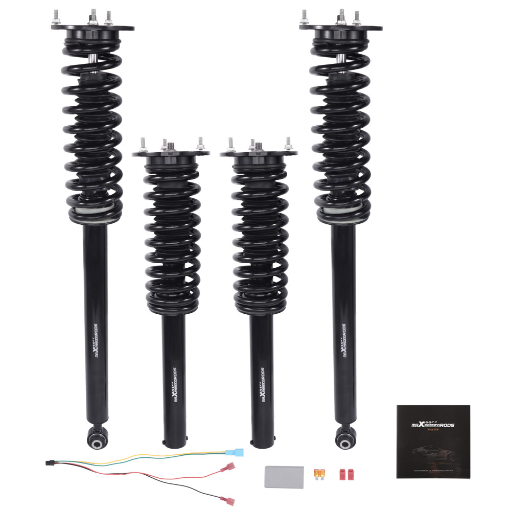 Air Suspension to Coil Spring Kit For 2007-2013 W221 S350 S500 S550 S600 RWD