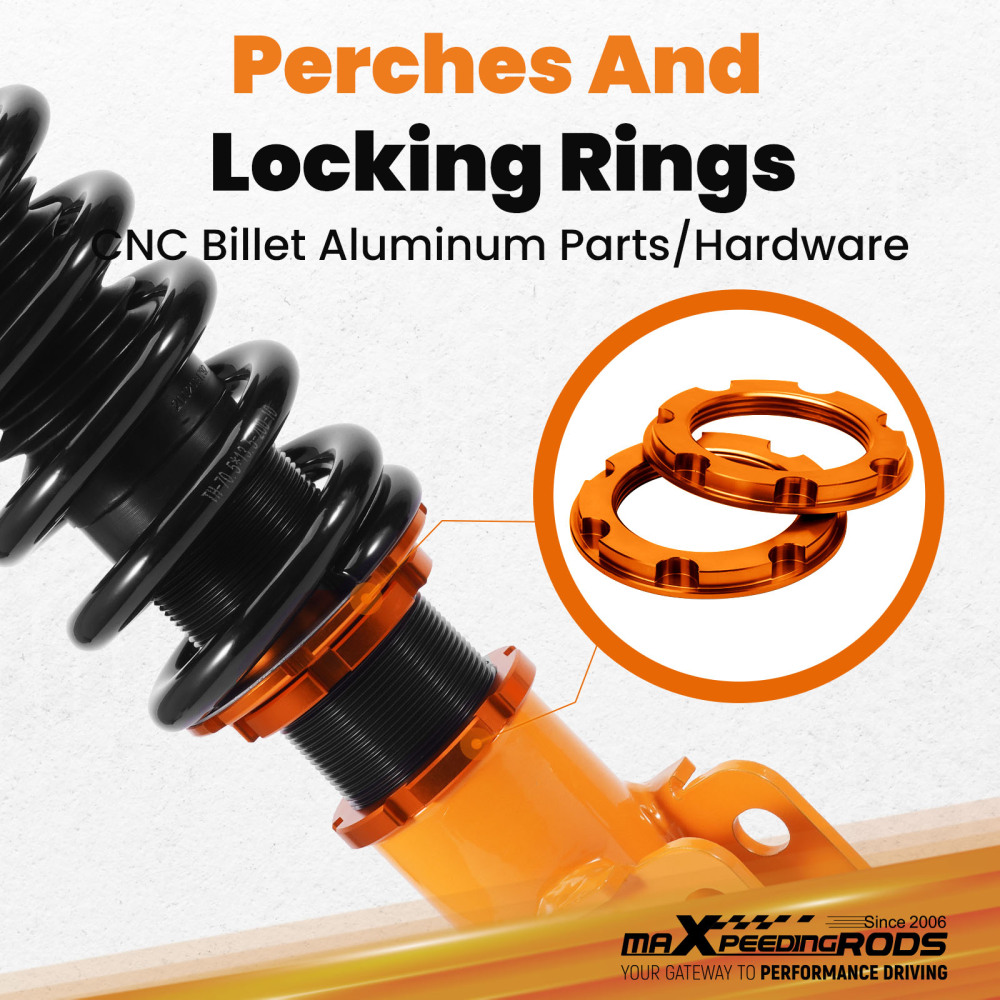MaXpeedingrods Racing Coilovers compatible for Mitsubishi 3000GT 91-99 compatible for FWD