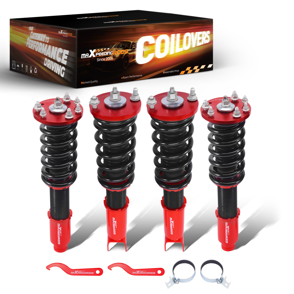 Suspensión roscada Amortiguadores compatible para Honda Accord Tourer Wagon CW1/CW2/CW3