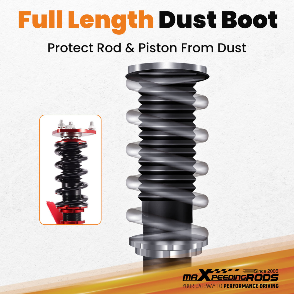 Adjustable Coilovers Suspension Shocks Struts compatible for Acura RSX Type S Base 02-06