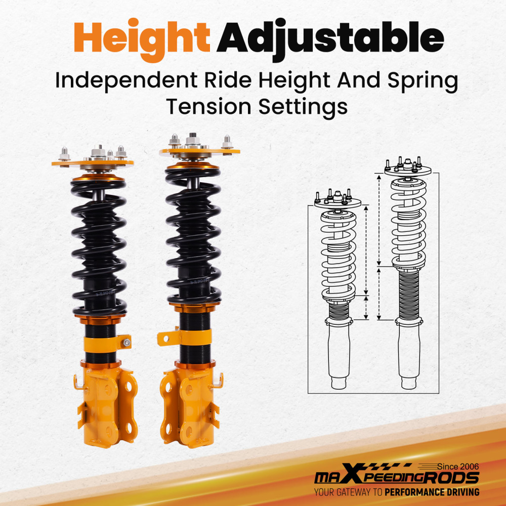 MaXpeedingrods Coilover Suspension Lowering Kit compatible for MAZDA 6 Mazda6 2014-2019