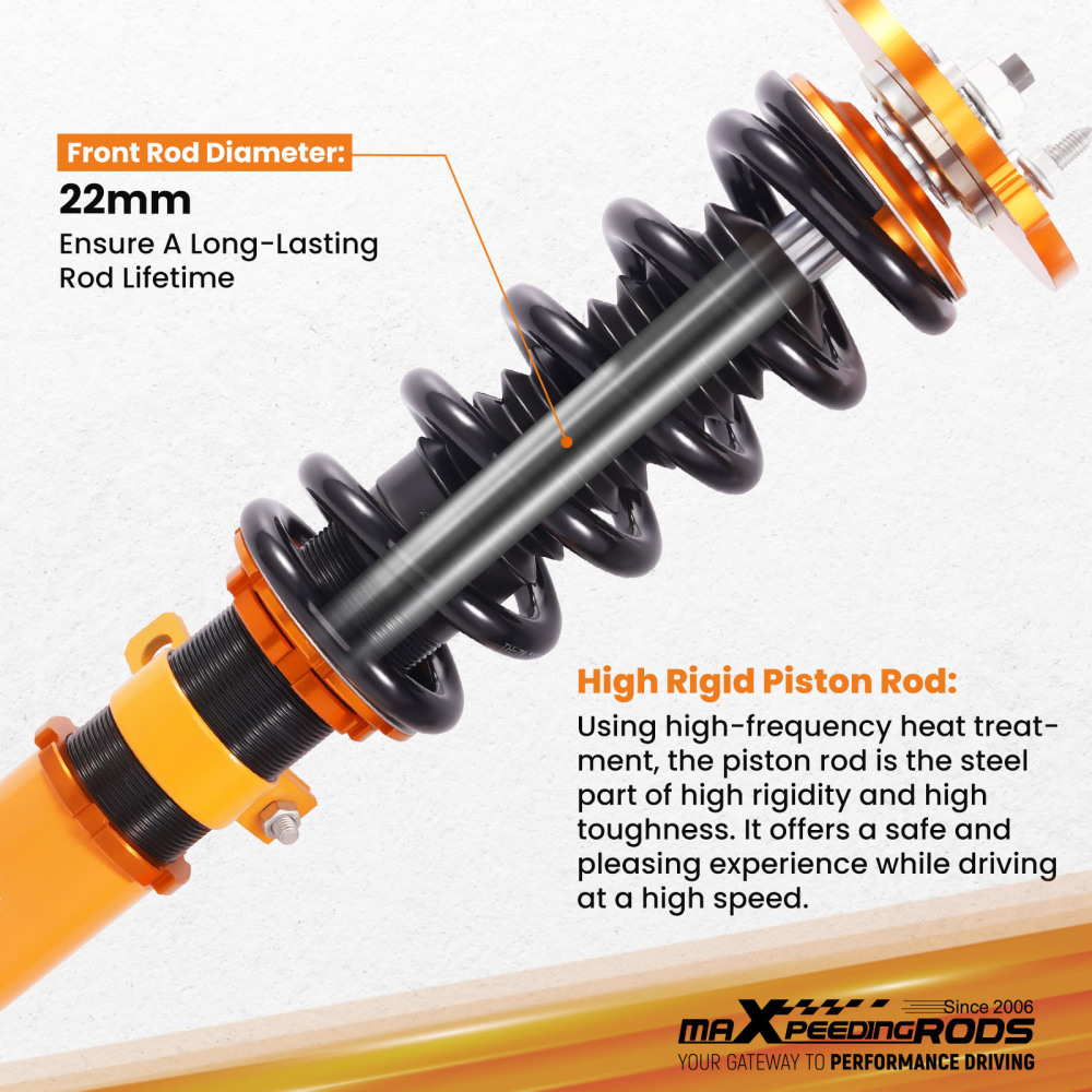 MaXpeedingrods Suspension Coilover compatible for BMW F10 528i 535i 550i RWD 09-16