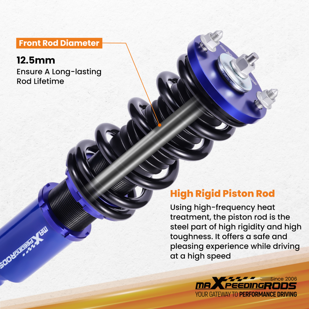 Coilovers Suspension Kit compatible for Honda Civic CRX 1992-2000 EG EH EJ EK EM EK4 EK1