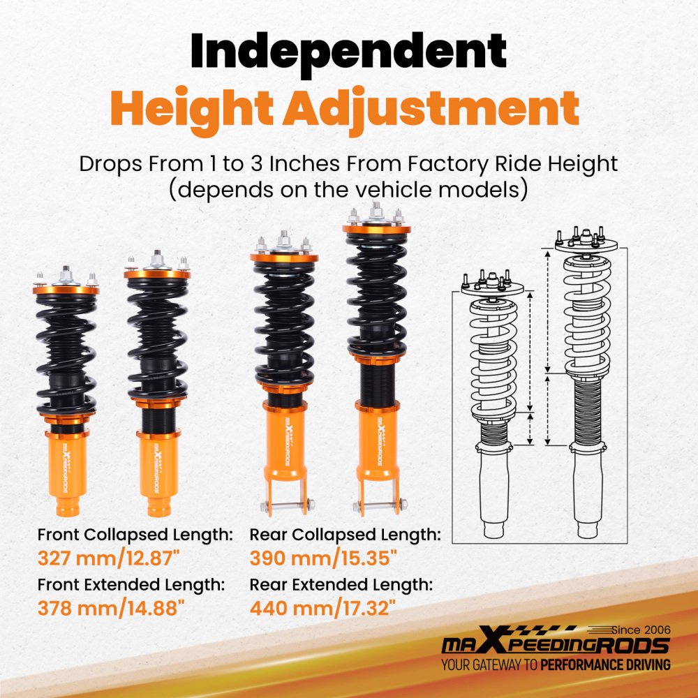 Coilover Suspension Kit compatible for Honda Civic EK 1996-2000 EJ EG EH EE EF EC 1988-1991