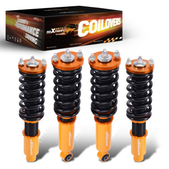 Compatible for Honda CR-V CRV 1996-2001 RD1–RD3 Suspension ShockS Coilover Coilovers Lowering Kit