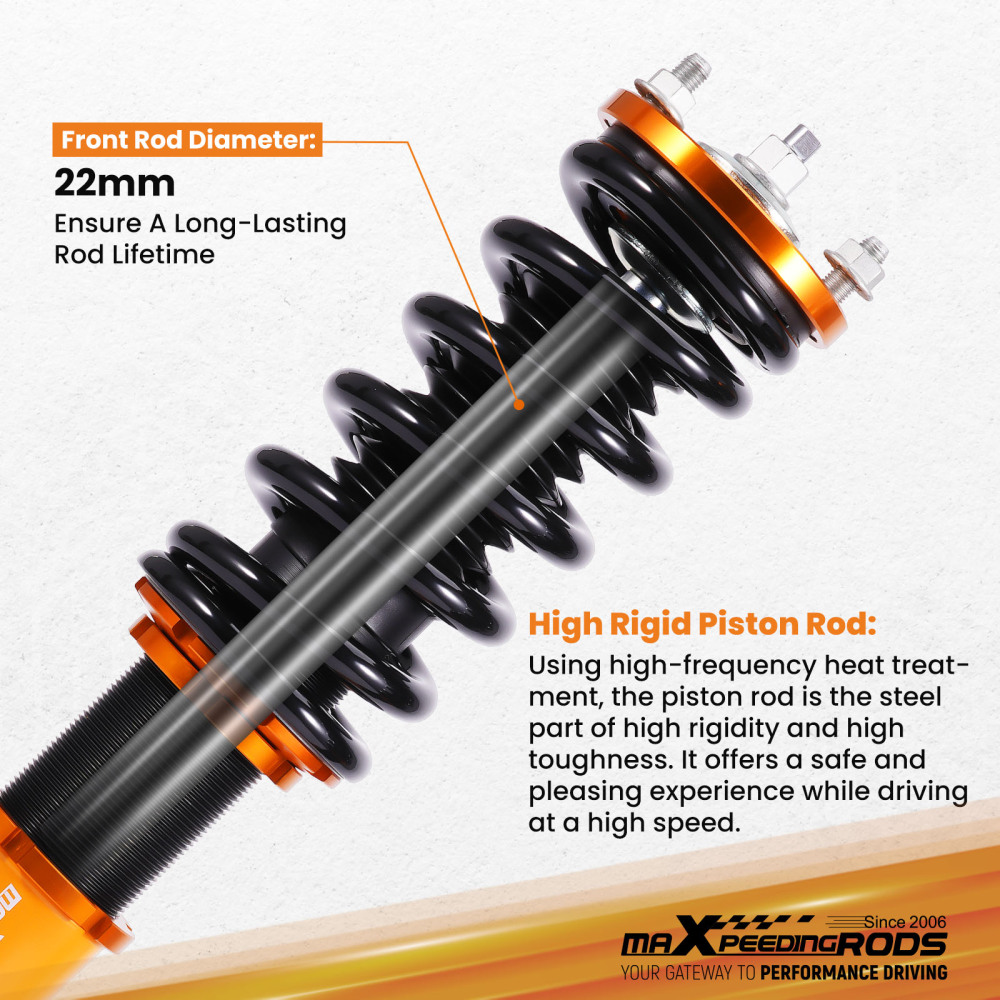 Compatible for Honda CR-V CRV 1996-2001 RD1–RD3 Suspension ShockS Coilover Coilovers Lowering Kit