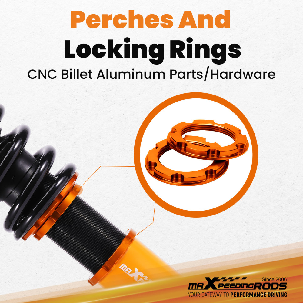 Compatible for Honda CR-V CRV 1996-2001 RD1–RD3 Suspension ShockS Coilover Coilovers Lowering Kit