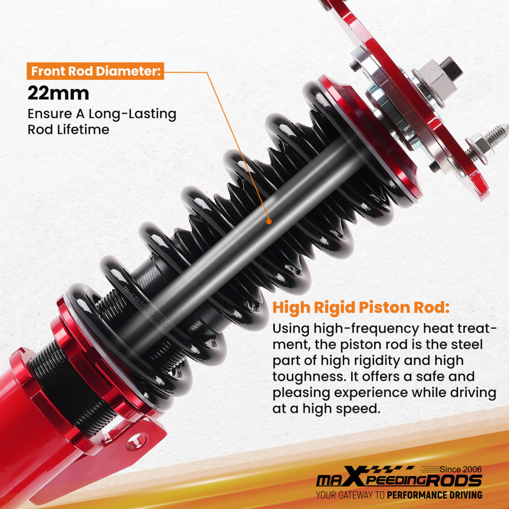 Coilovers Coil Springs Suspension Struts Shocks For 2009-2014 compatible for Nissan Cube Z12