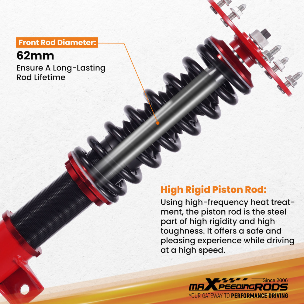 Coilovers Suspension Lowering Kit Struts compatible for HONDA CR-V compatible for FWD 2012-2016