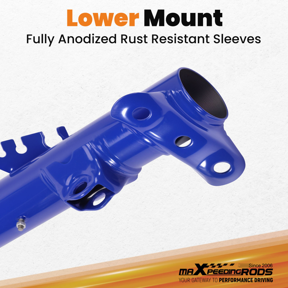 Kit ammortizzatori per auto Anteriore e Posteriore compatibile per BMW E46 Serie 3 1991-1998 318i 318tds Lowering Kit