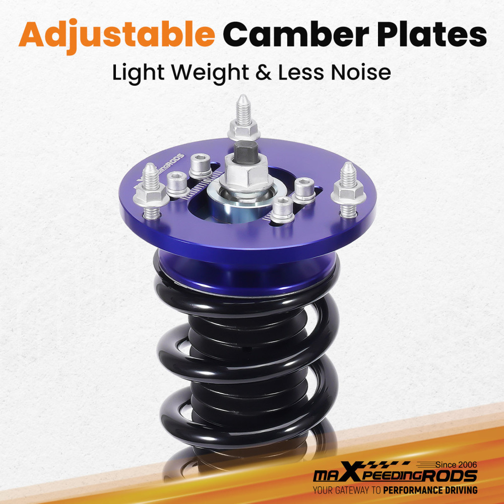 Kit ammortizzatori per auto Anteriore e Posteriore compatibile per BMW E46 Serie 3 1991-1998 318i 318tds Lowering Kit