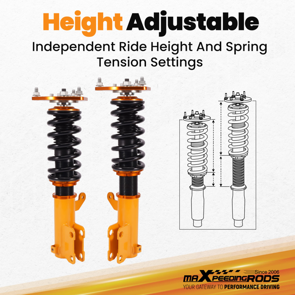 Performance Coilovers Kits compatible for Mitsubishi Eclipse 00-05 Coil Spring Shock Struts