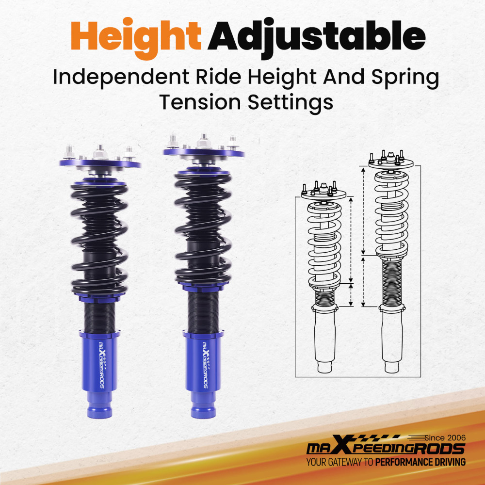 Coilover Kit compatible for Mitsubishi Eclipse MK2 D3A 1995-1999 2000 GT 2400 GS