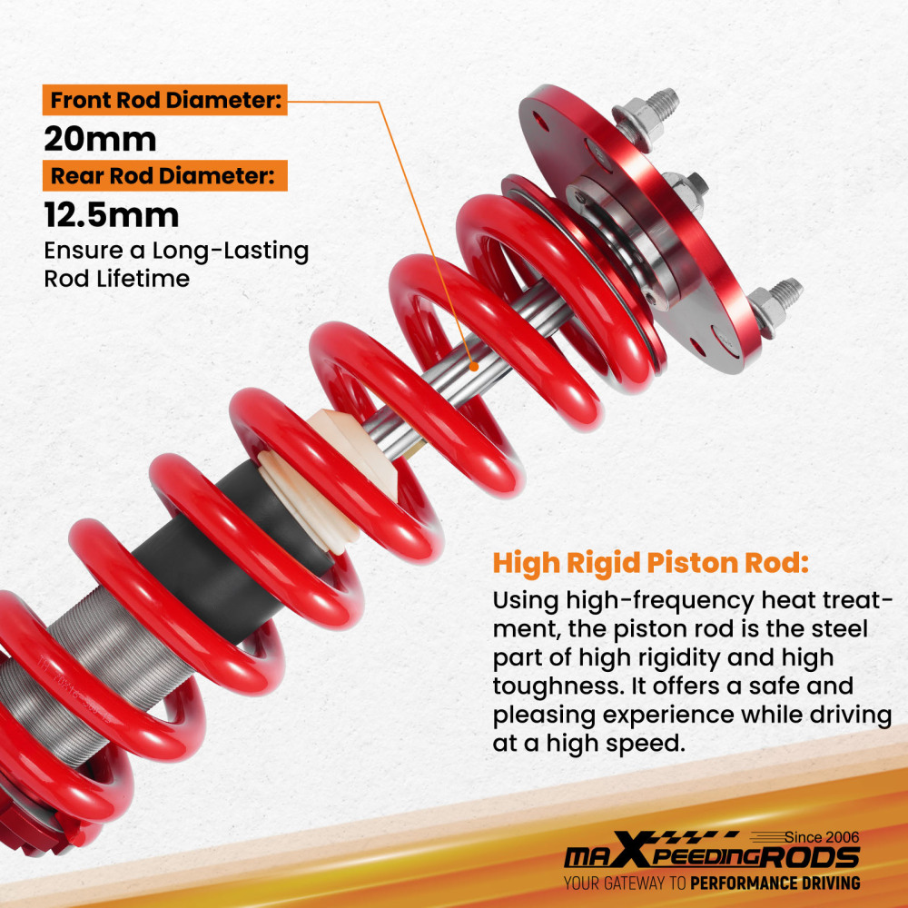 Complete Struts & Shocks compatible for Ford F-150 04-08 RWD for Mark LT 06-08 RWD Only