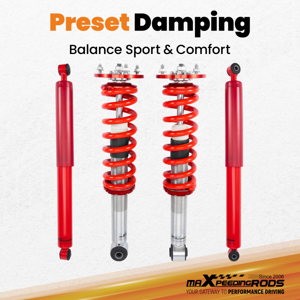 Complete Struts & Shocks compatible for Ford F-150 04-08 RWD for Mark LT 06-08 RWD Only