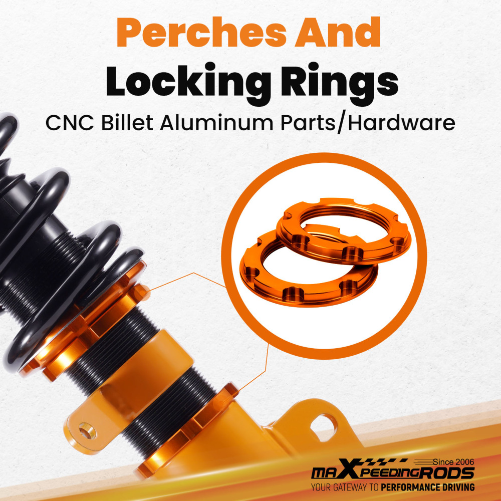 Coilover Suspension Lower Kit compatible for Honda Fit 1st Gen USA Model 2007-2008 Damper