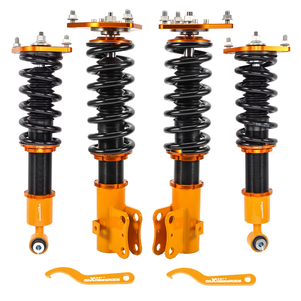 Ammortizzatori Anteriori E Posteriori compatibile per Subaru Forester Mk 3 09-13 Coilovers Lowering Kit