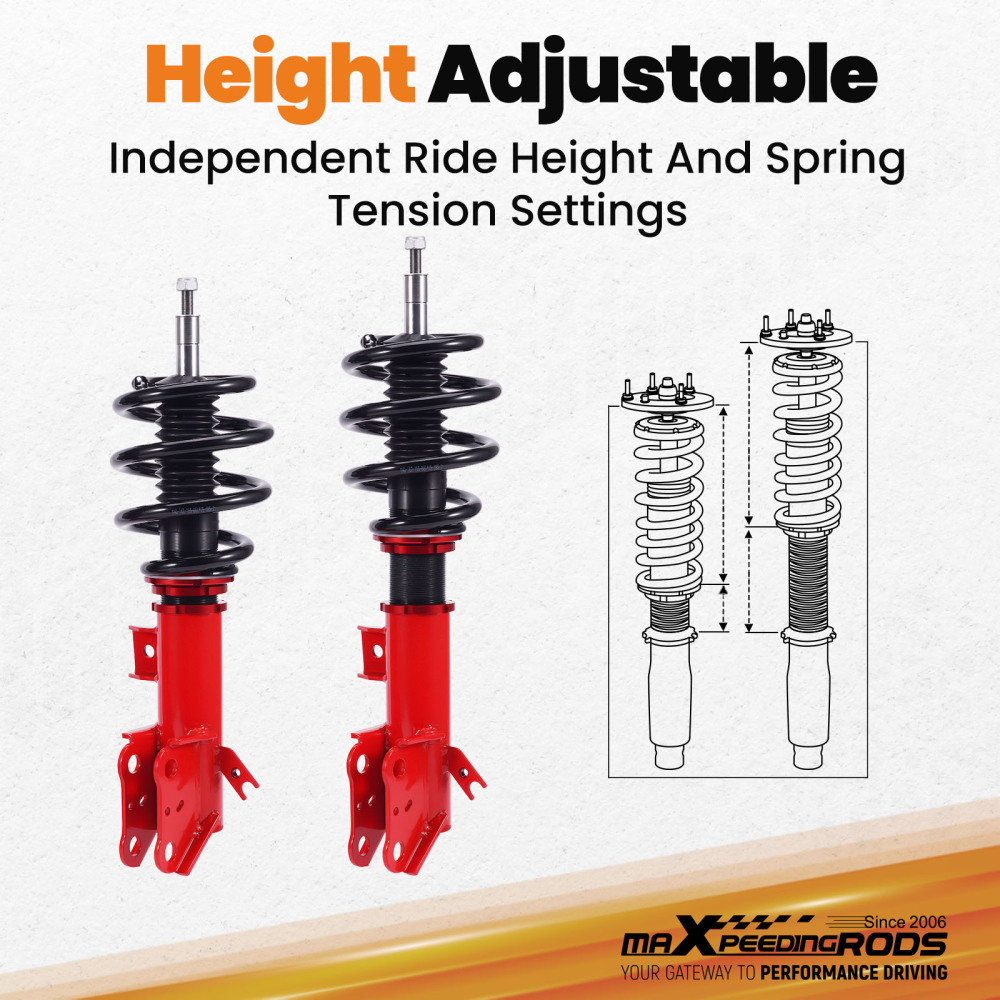 MaXpeedingrods COILOVER Suspension Lowering Kit compatible for Ford Fusion 2013-2020
