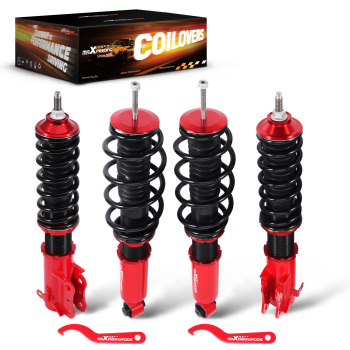 Coilovers Suspension Kit compatible for VW Golf Mk2 Mk3 1985-2000 1.3 1.6 1.8 GTI 2.0 GTI