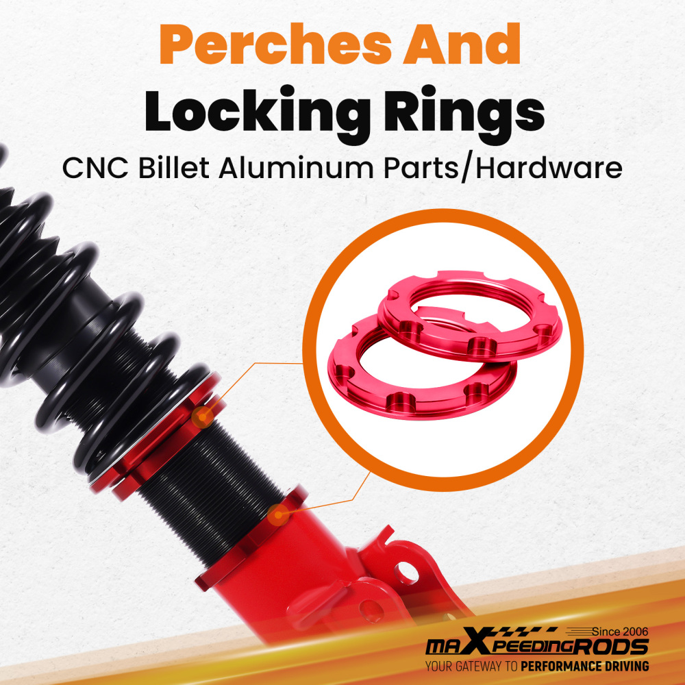 Coilovers Suspension Kit compatible for VW Golf Mk2 Mk3 1985-2000 1.3 1.6 1.8 GTI 2.0 GTI