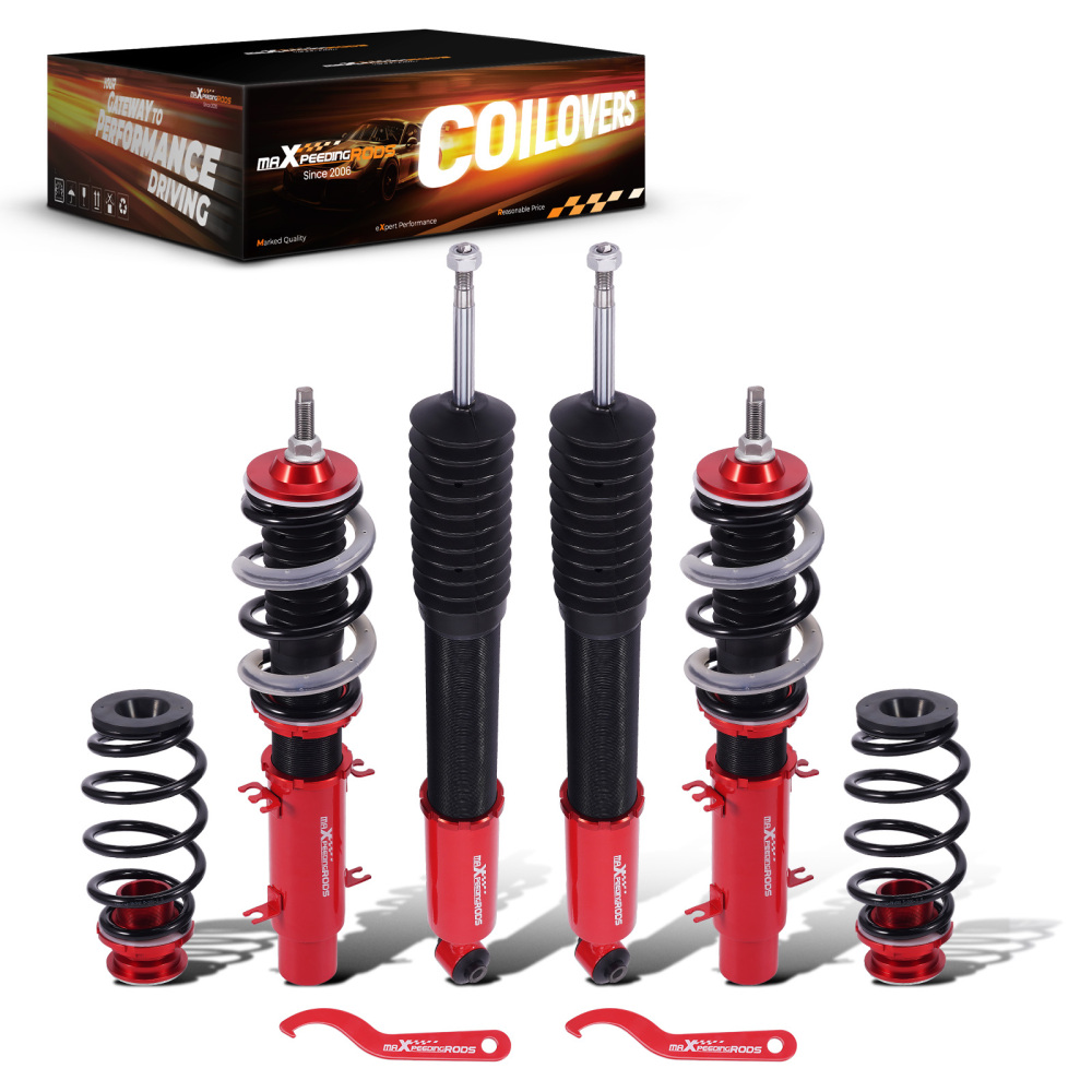 KIT Assetto Regolabile a Ghiera Ammortizzatore compatibile per VW Golf 4 IV 1J1 97-06