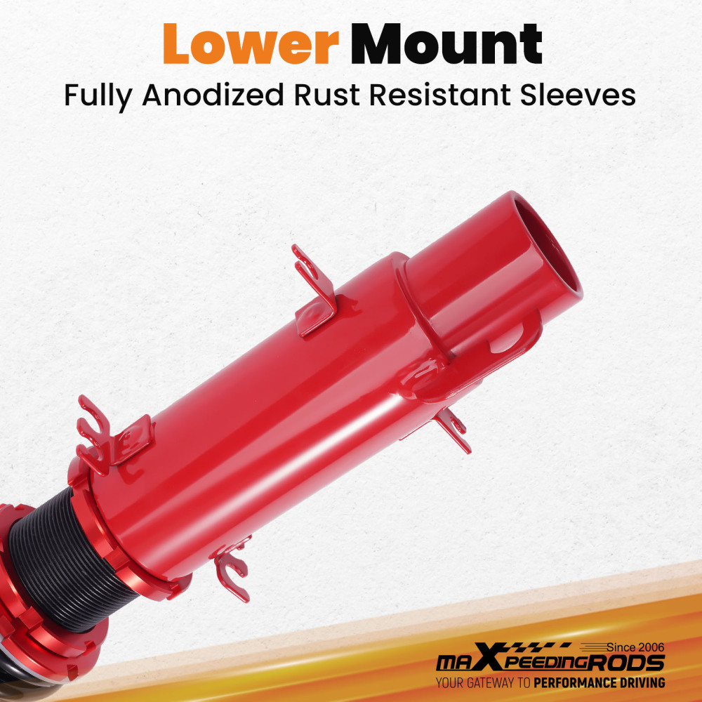 KIT Assetto Regolabile a Ghiera Ammortizzatore compatibile per VW Golf 4 IV 1J1 97-06